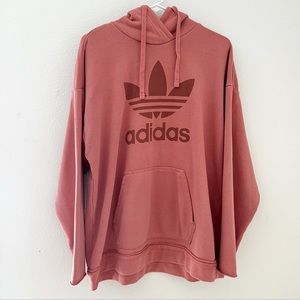 Adidas Women’s Pink Logo Sweatshirt | Medium